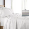 Becky Cameron Solid Brushed 300 Thread Count Cotton Sheet Set