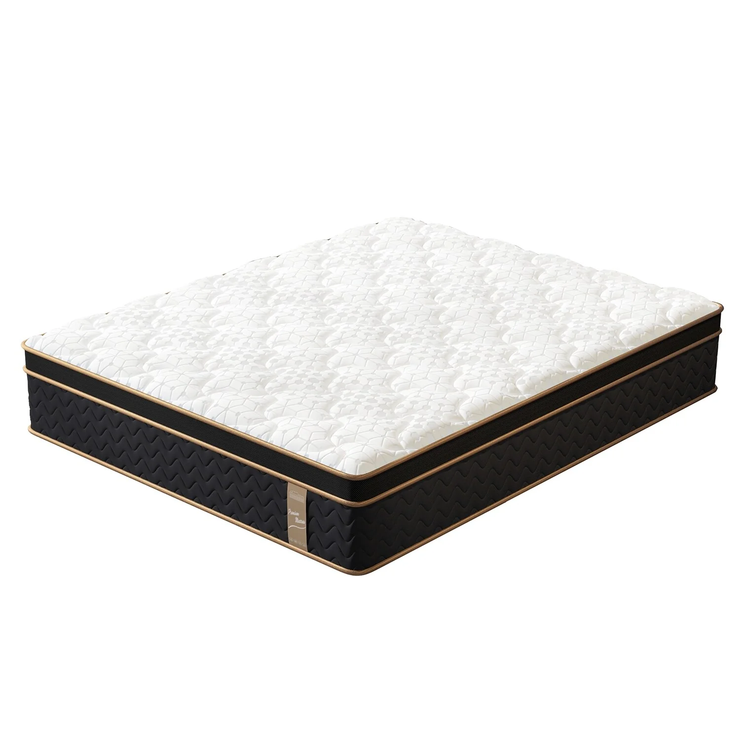 10" Plush Hybrid Fiberglass-Free Mattresses with Gel Memory Foam in a Box, CertiPUR-US Certified
