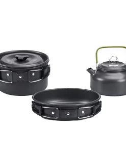 3-Piece Quality Cookware Set, Camping Tableware Cooking Tableware