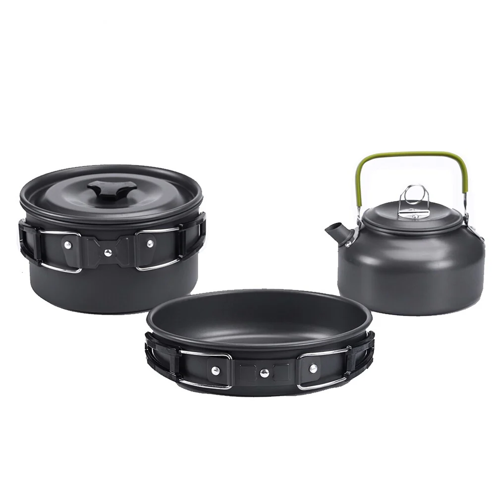 3-Piece Quality Cookware Set, Camping Tableware Cooking Tableware