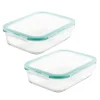 LocknLock Purely Better Glass Food Storage Containers 51oz 2 PC Set