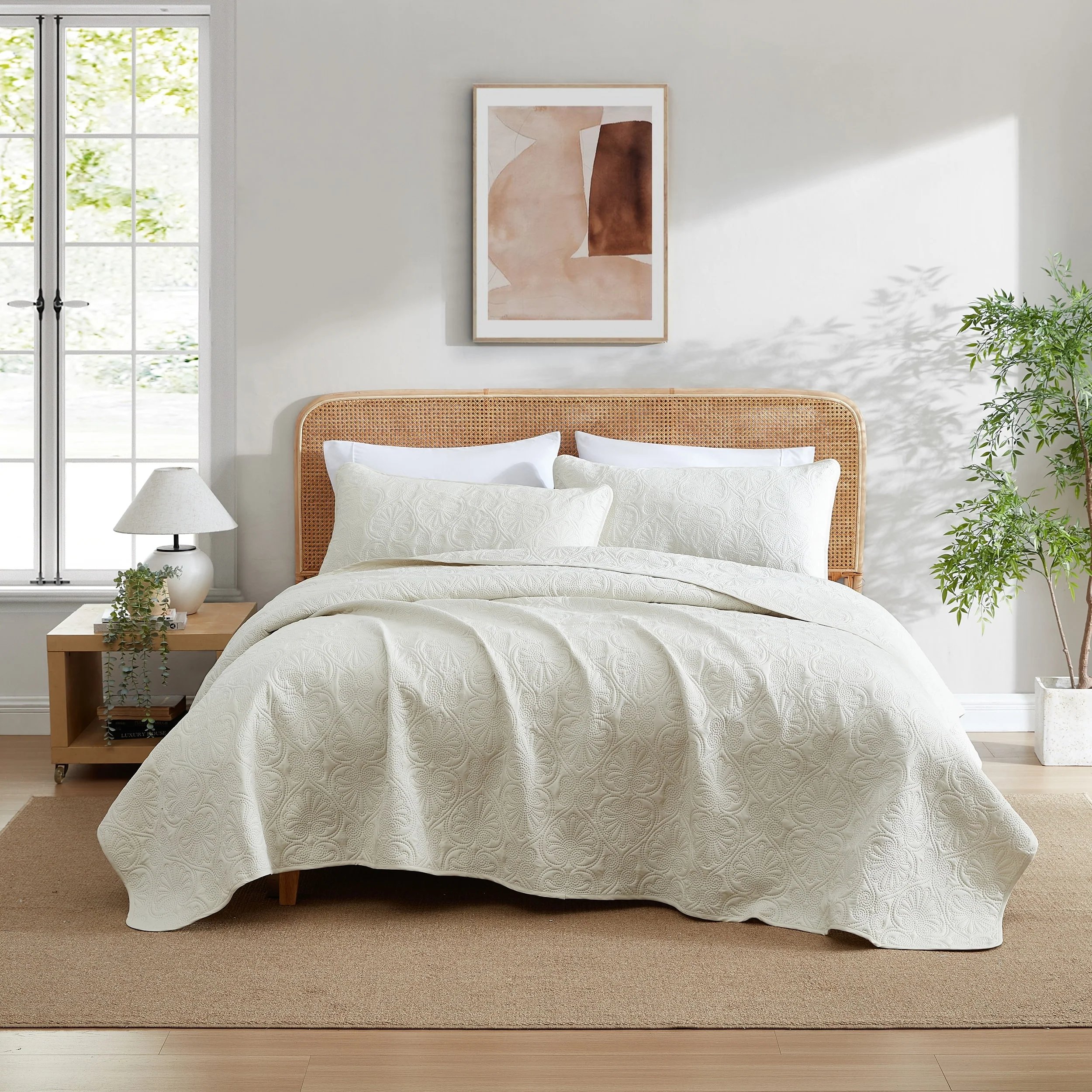 HLC.ME Benji - 3 Piece Size Quilt Set, Lightweight Bedspread Coverlet Set