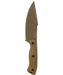 KA-BAR 4.625" Fixed Blade BK18 Becker Harpoon w/ Sheath - Brown