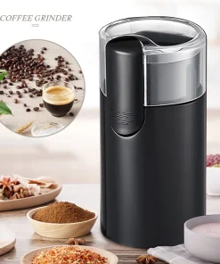 Electric Coffee Grinder for Beans Spices Stainless Steel Blades - 7.1X3.7"