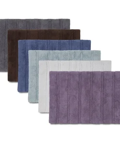 Copper Grove Nimes Bath Rug with Non-skid Backing (6 Color Options)