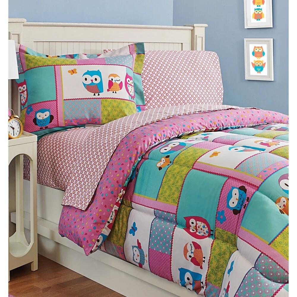 Kids Fun Owl Sheet Set