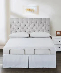 Bed Maker's Adjustable Bed Wrap-Around 15" Tailored Bedskirt