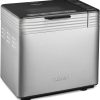 Cuisinart Bread Maker Machine, Compact and Automatic, Customizable Settings, Up to 2lb Loaves, CBK-110P1, Silver,Black