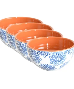 Euro Ceramica Azul Tile Cereal Bowls (Set of 4)