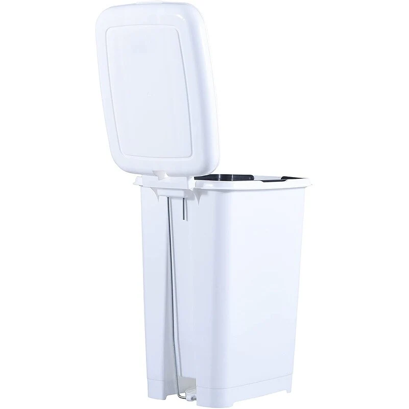 16 gal Slim Pedal Trash Can