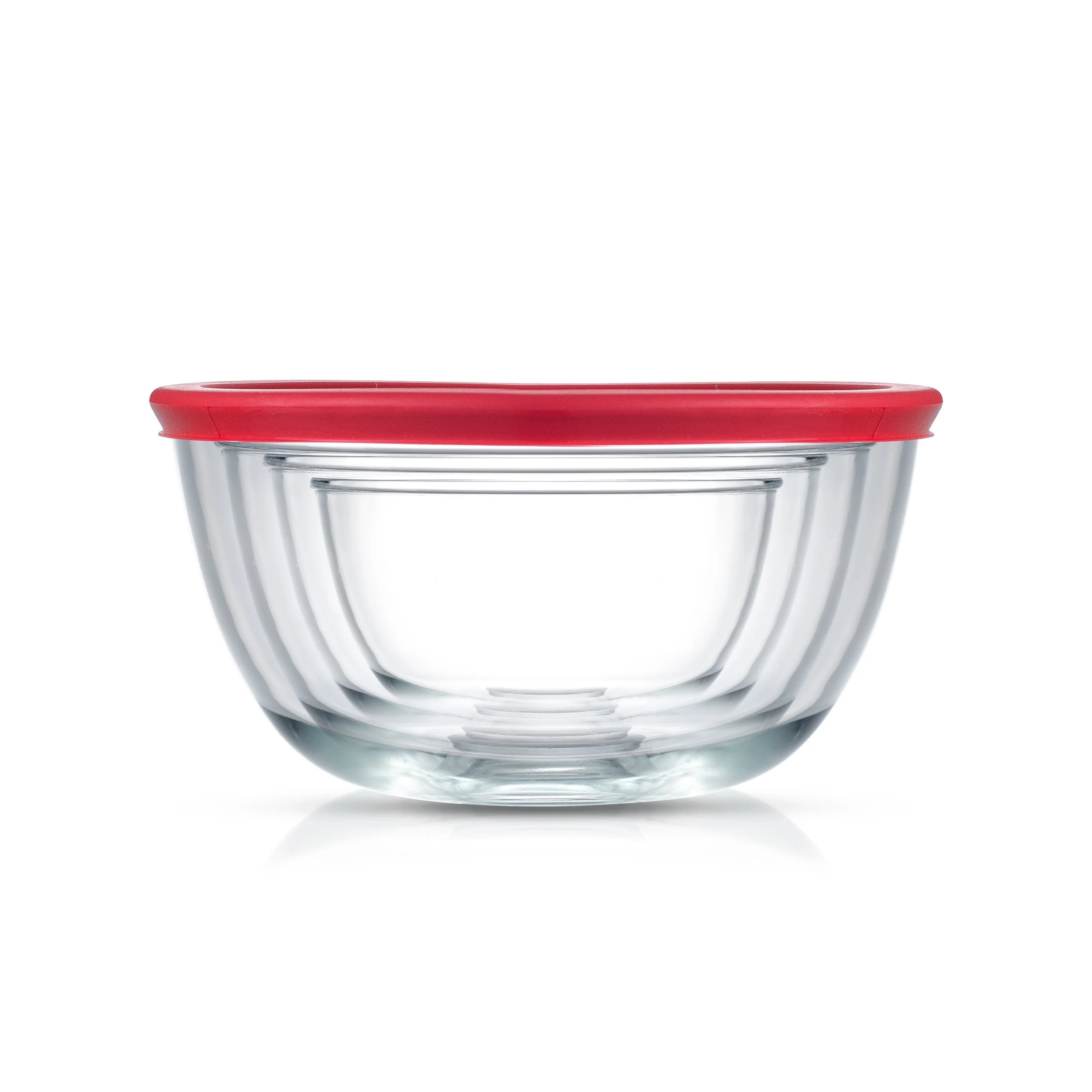 JoyFul by JoyJolt Set of 4 Glass Mixing Bowls With Lids - 16.5 oz, 33.5 oz, 50.5oz, 67.5oz