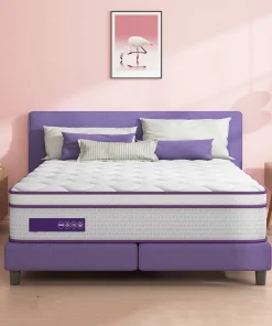 10 Inch Twin/ Full/ Queen Memory Foam Hybrid Mattress,Euro Top Mattress in a Box