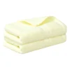 Cotton Hand Towels Set, Highly Absorbent and Quick Drying, Multi-Purpose Towel for Camping, Hotel, Spa 14" x 30" Yellow