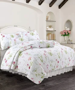 Cozy Line Carlotta Floral Quilt Bedding Set