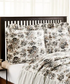 Annie Portabella Floral Fabric Euro Sham 26x26