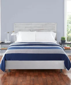Eddie Bauer Boylston Stripe Cotton Bed Blanket