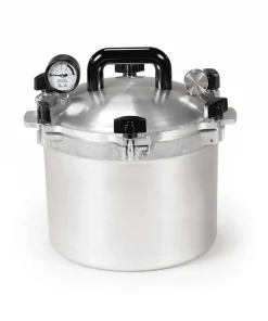 10.5qt Pressure Cooker/Canner Easy to Open & Close - Suitable for Gas, Electric, or Flat Top Stoves