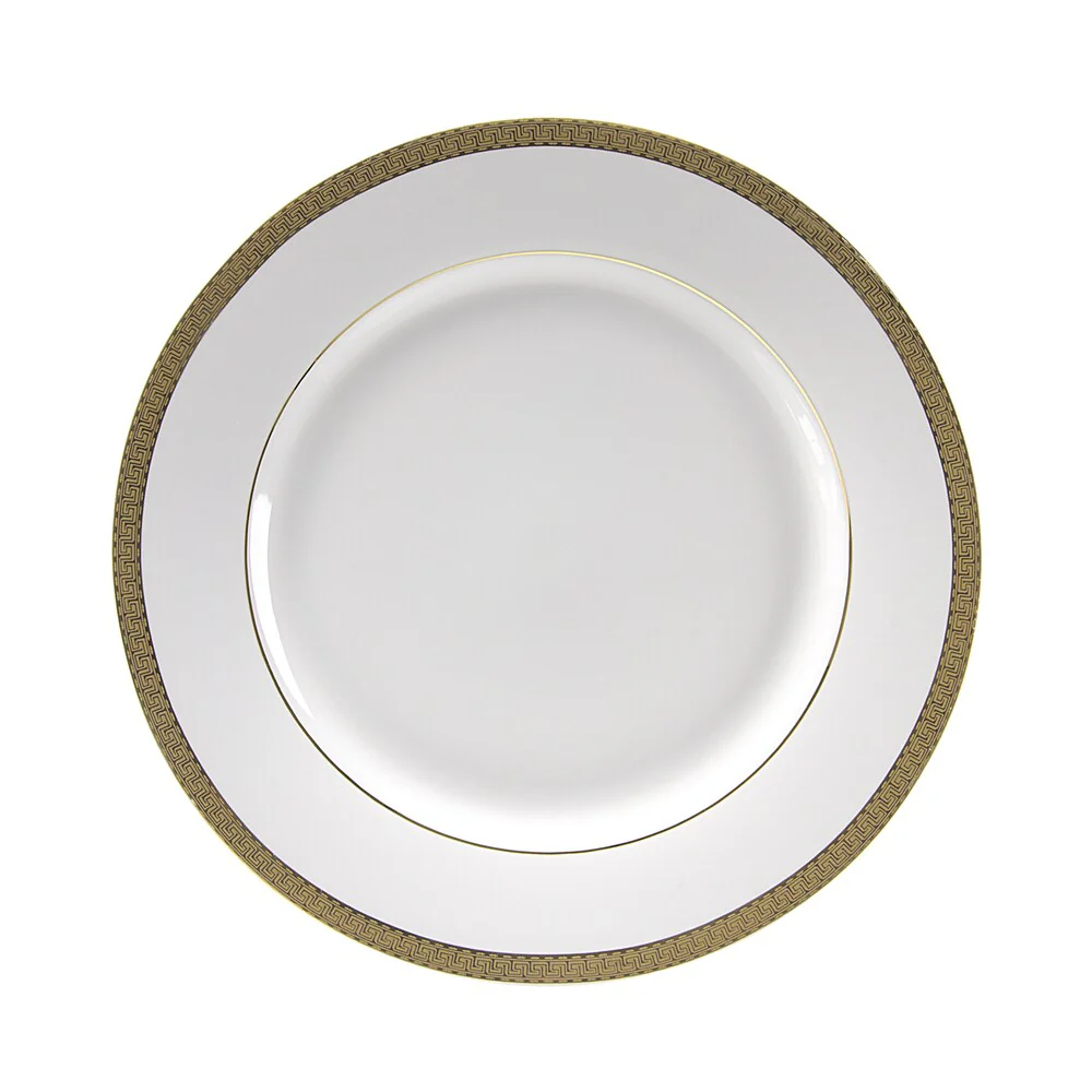 10 Strawberry Street Luxor Gold Dinner Plate (Set of 6)
