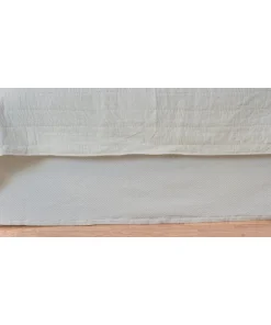 Diamond Pearl Grey Queen Bed Skirt