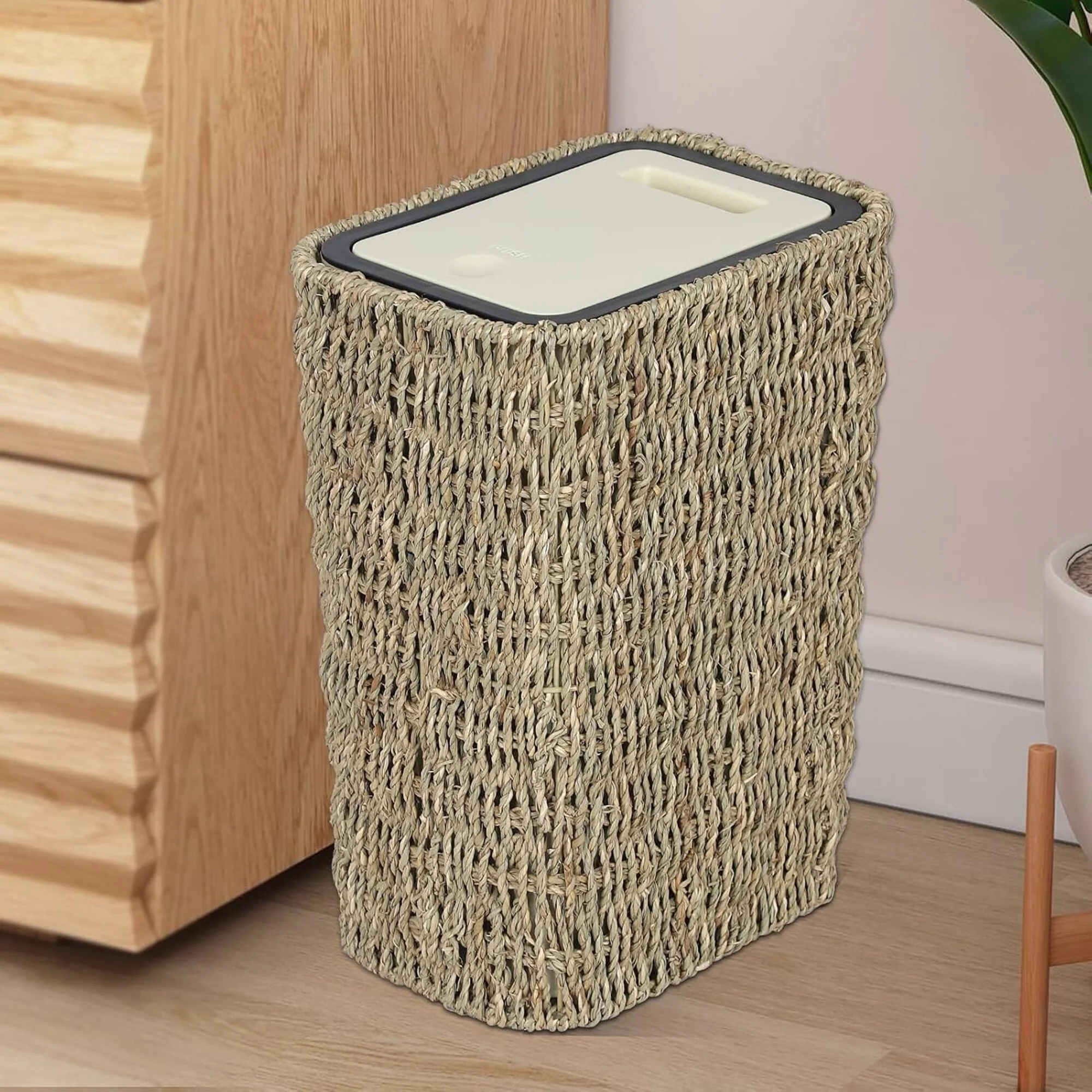 2.6 Gallon Trash Can with Press Top Lid