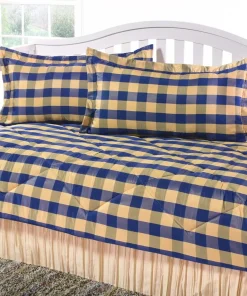 Checkers blue gold Daybed Set