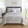 Clara Clark Bedspread Coverlet Set - Summer Quilt with Fitted Sheet and Pillow Shams - All Season Printed Bedding Set