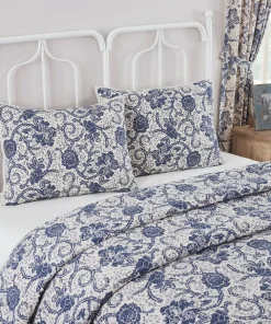 Dorset Navy Floral Standard Sham 21x27