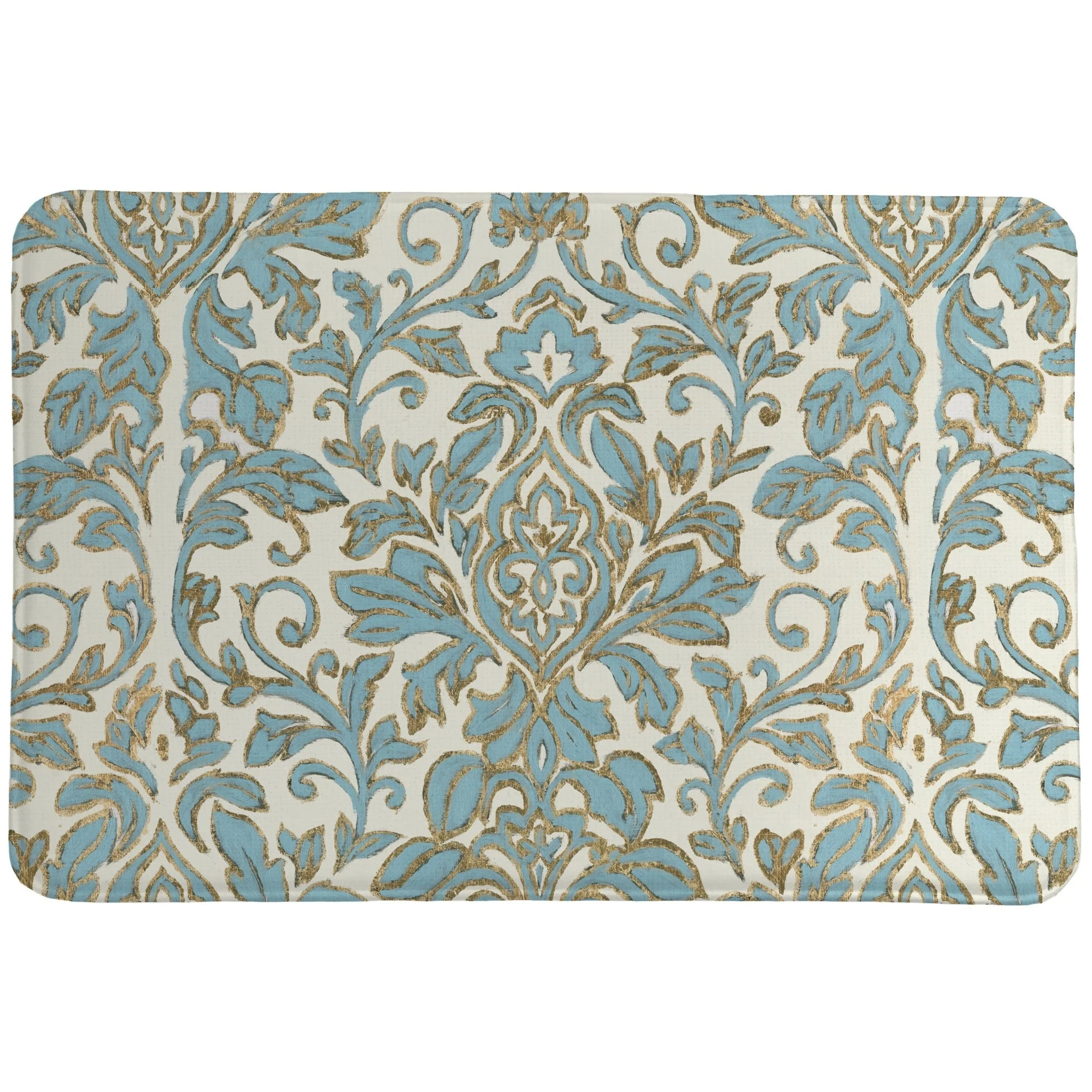 Laural Home Antique Damask Memory Foam Rug - 20x30