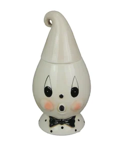 Johanna Parker Designs Gus Ghost Ceramic Cookie Jar Retired - 11.25 X 5.5 X 5.5 inches