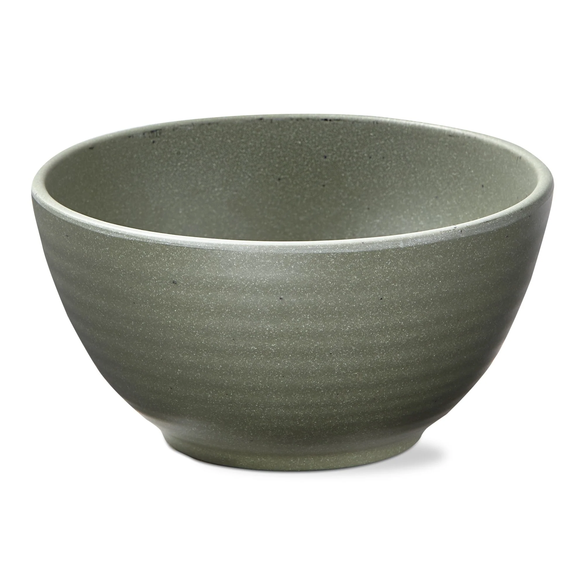 22 oz. 6 in. Green Brooklyn Melamine Plastic Dinnerware Bowl Dishwasher Safe Indoor Outdoor