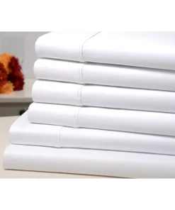 Kathy Ireland 1500 Thread Count Rayon from Bamboo Cotton 6 pc Sheet Set