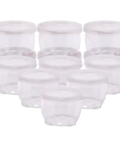 12-piece 8-ounce Lock Up Storage Container Set