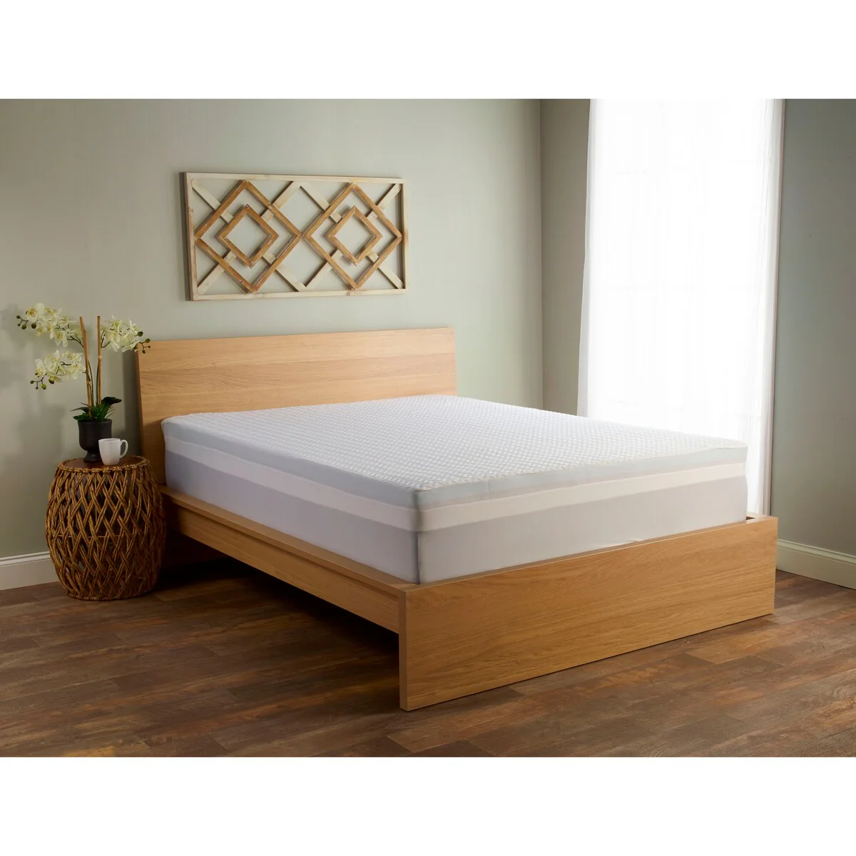 Comfort Tech 2" Serene Foam Mattress Topper with Removable Cover