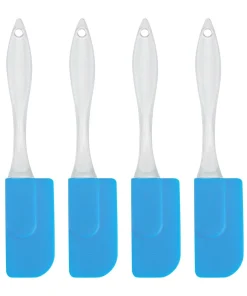 4 Pcs Small Flexible Silicone Spatula Heat Resistant Non Sticky - 4pcs