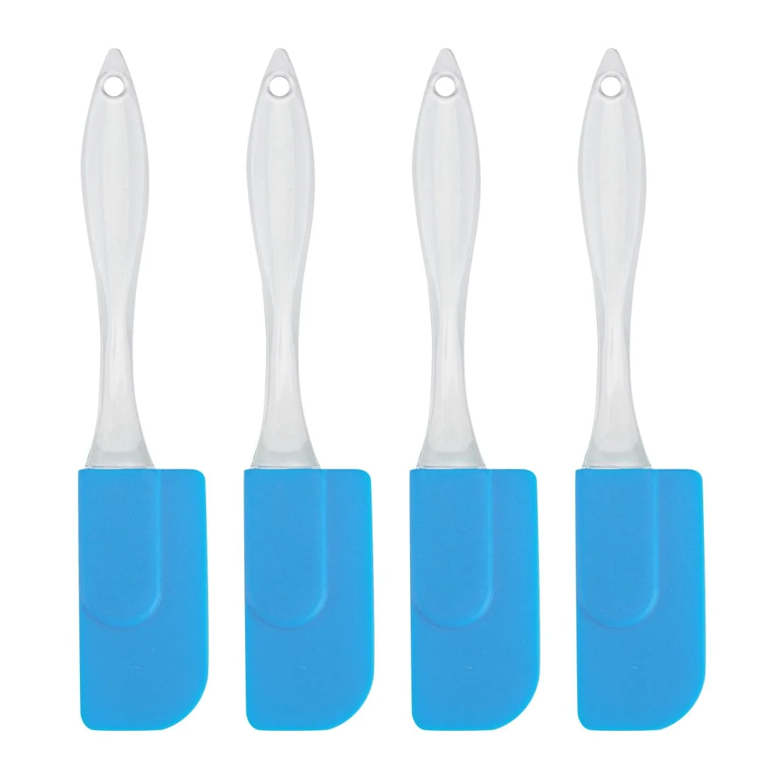 4 Pcs Small Flexible Silicone Spatula Heat Resistant Non Sticky - 4pcs