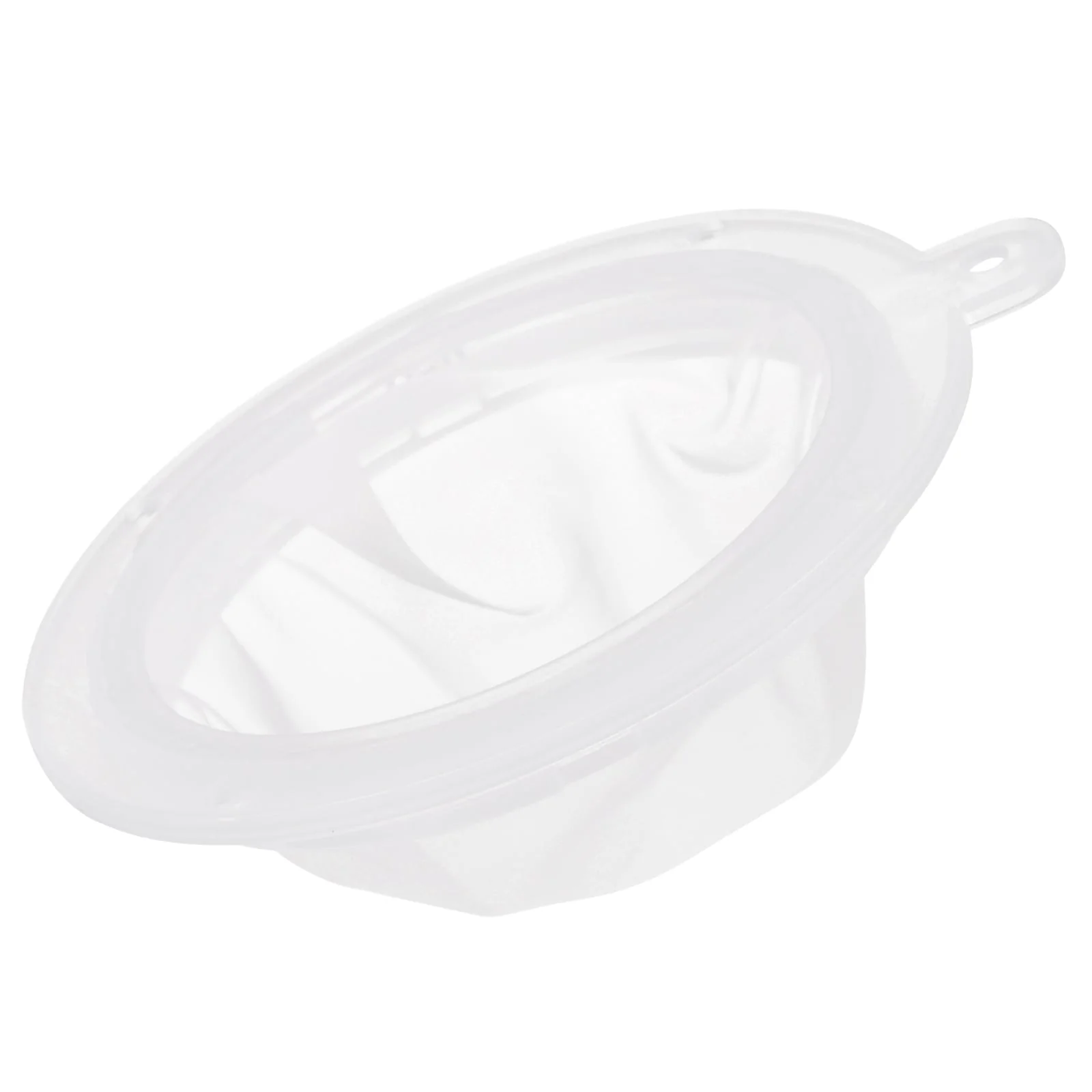 200 Mesh Food Filter Strainer, 5.1in Nylon Fine Mesh Sieve Drainer - White