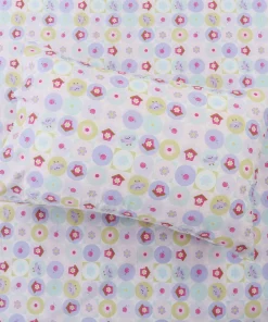 3-Piece Cotton Toddler Sheet Set for Kids Boys & Girls (Animals, Fish, Sports, Floral)