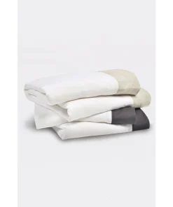 Belgian Flax Linen Collection Border Linen Sheet Set - 2 Color