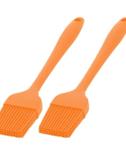 Kitchen Silicone Cookie Cake Baking Tool Cream Oil Pastry Brush 2pcs - 8.3" x 1.4" x 0.4"(L*W*T)