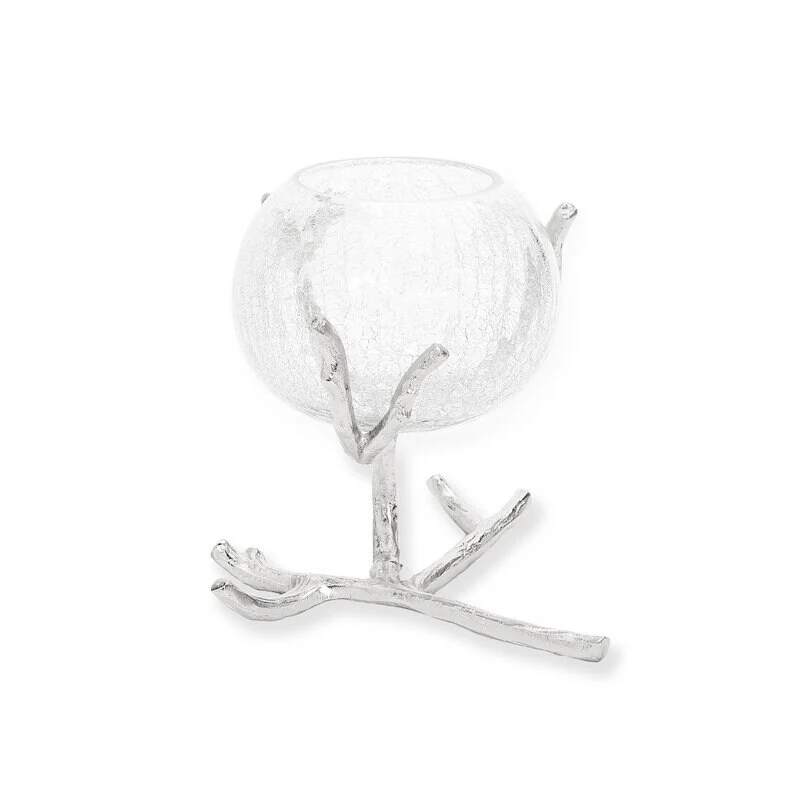 9.5" Silver Branch Centerpiece