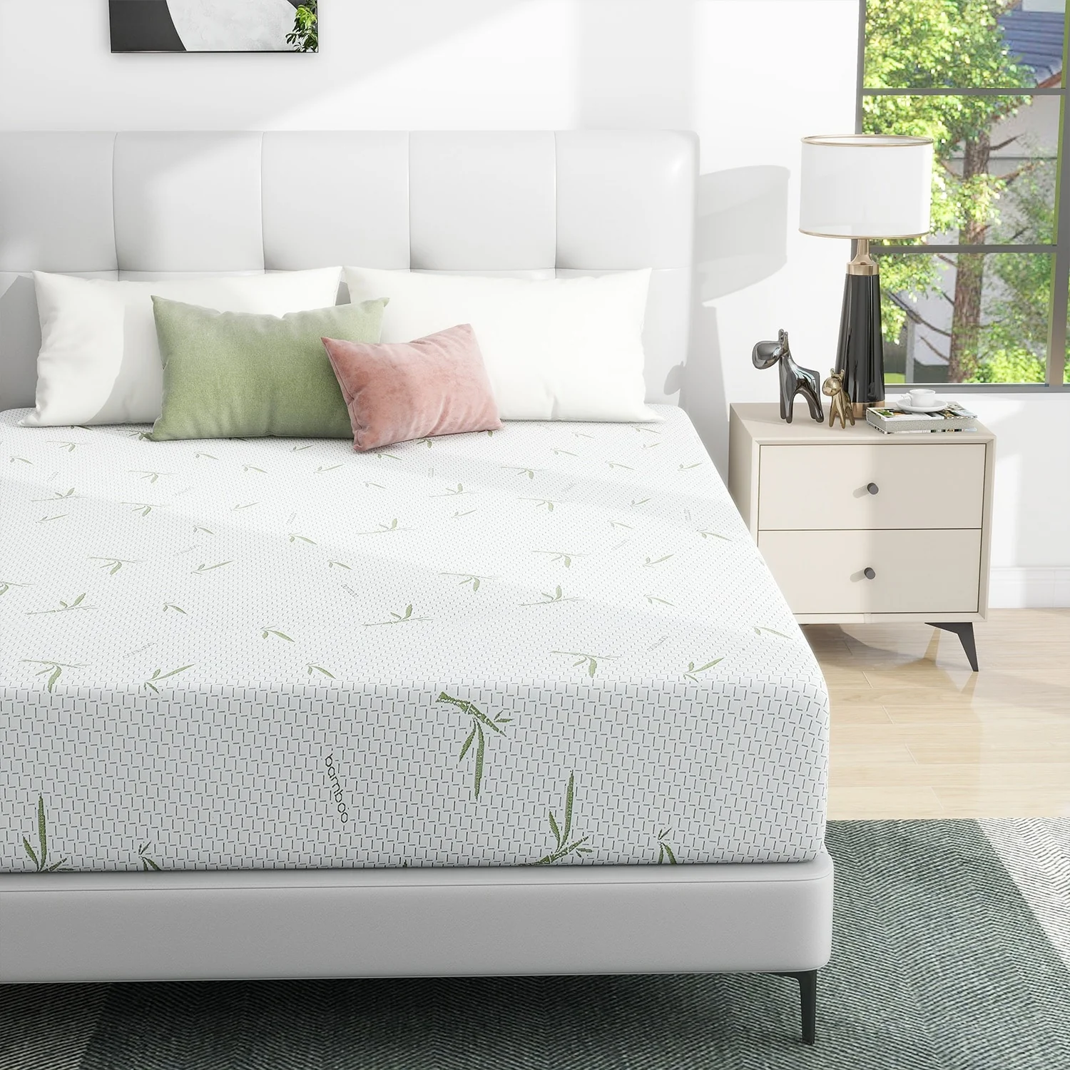 10 Inch Cooling Gel Memory Foam Mattress / Cooling Gel Foam / Pressure Relieving / CertiPUR-US Certified / Bed-in-a-Box