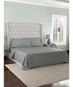 Kathy Ireland 300 Thread 4 piece Count Cotton Percale Sheet Set