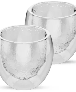 Elle Decor Double Walled Espresso Glasses Set of 2