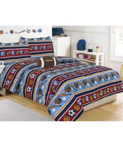 Henry Sports Blue/Red Comforter Set