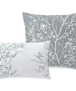 Elegant 6-Piece Reversible Foliage Comforter Set
