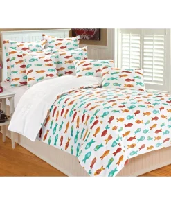 Aruba Fish 3-piece Comforter Set - Multi-color
