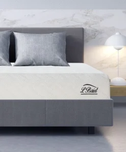 L'Baiet 8" Gel Memory Foam Mattress / Bed in a Box / Medium Firm / Breathable Cooling-Gel Comfort Technology