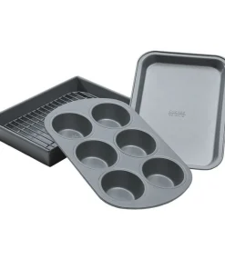 Chicago Metallic Professional 4-Piece Non-Stick Toaster Oven Set - 4-pc