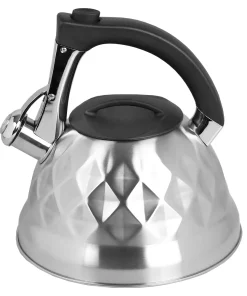Home Basics Nova 2.7 Lt Zinc Tea Kettle - 9 x 9.25