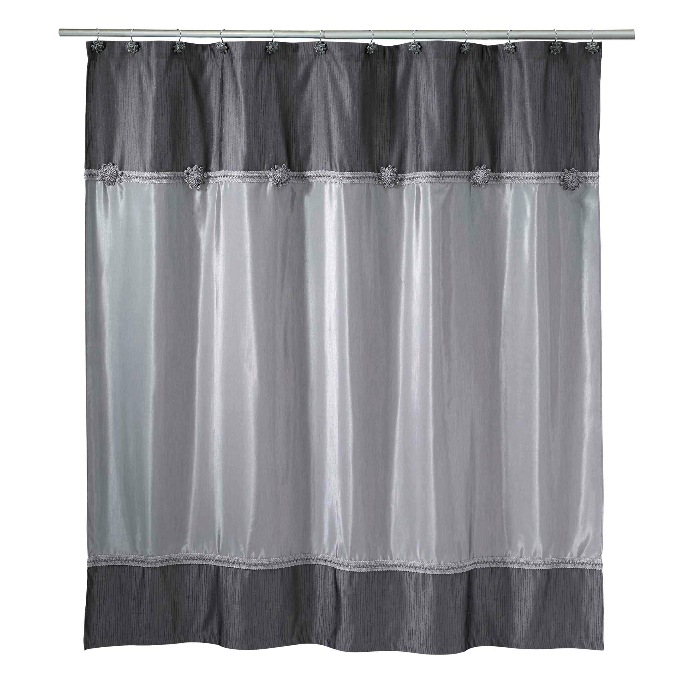 Avanti Linens Braided Medallion Shower Curtain